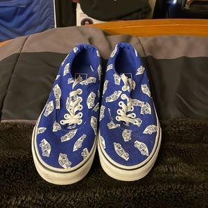 Blue Vans size 10